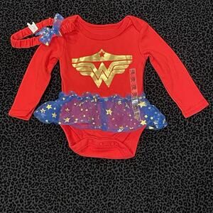 Wonder Woman Baby Girl Bodysuit One Piece 3-6Months Outfit
